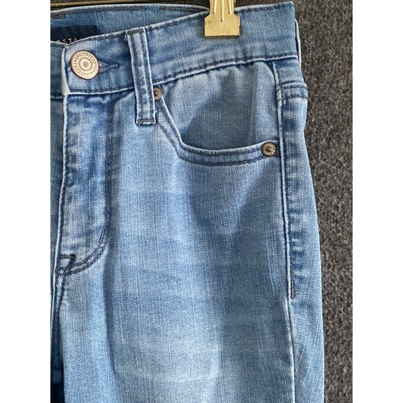 Aeropostale Blue Denim Jeans High Waisted Jegging 5 Pocket Women 00 Regular - Picture 6 of 16